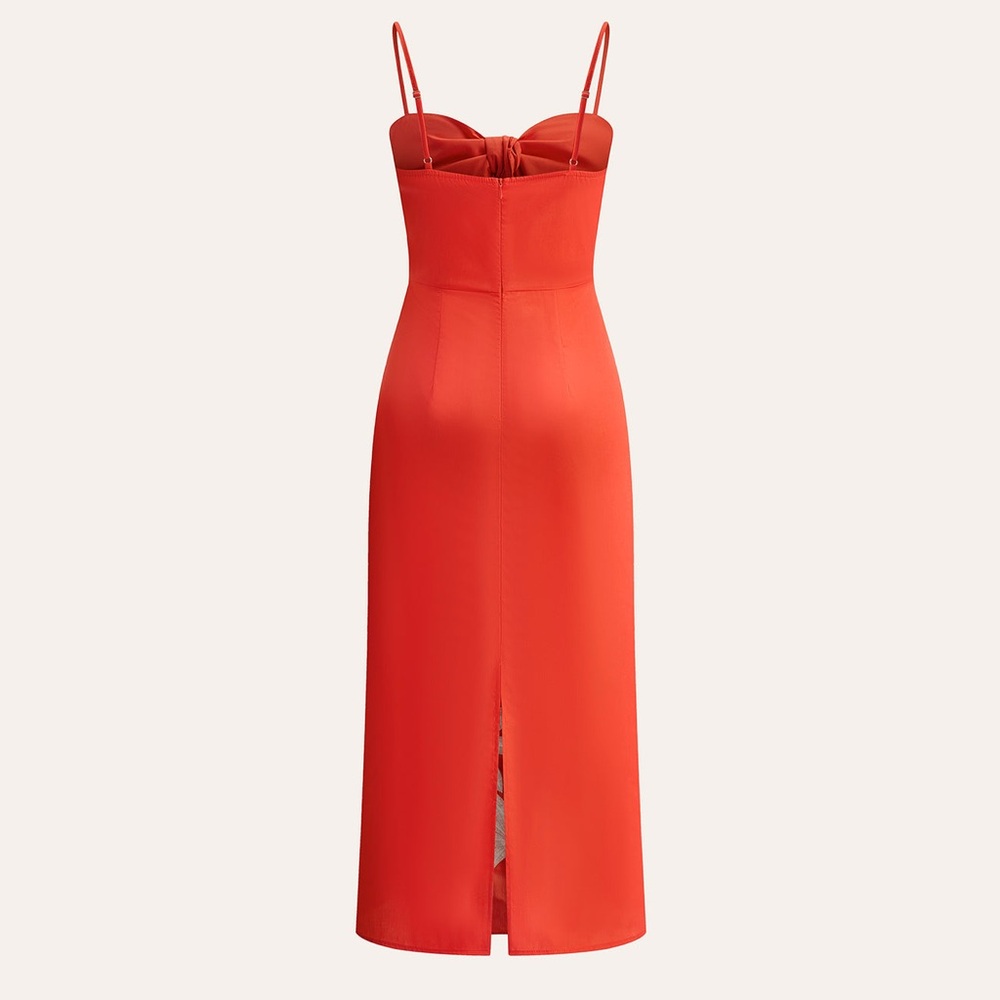 Commense Embroidered Bow-Detail Cami Dress size Medium - Picture 2 of 8